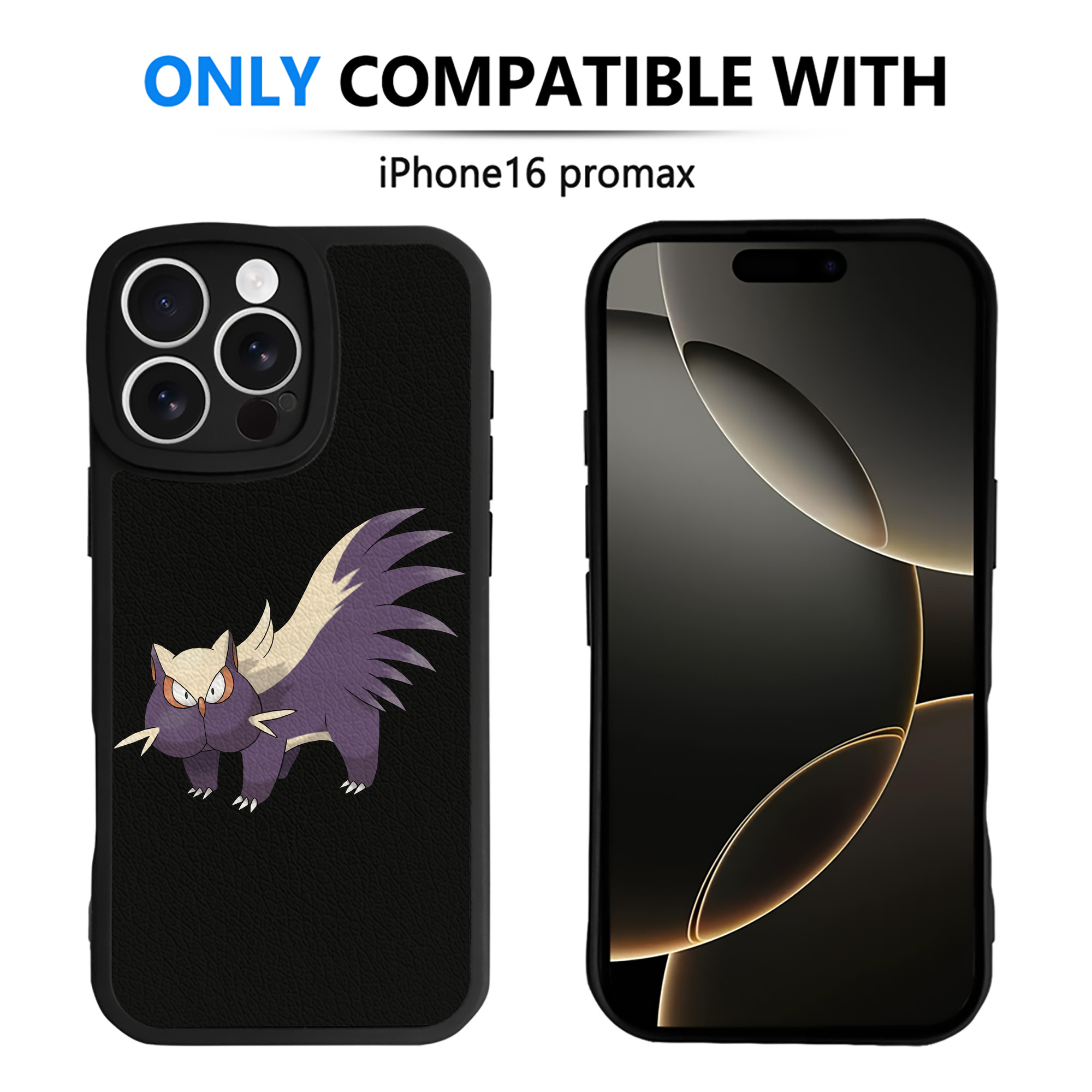 （画像用） ポケットモンスター Pokémon 【iPhone 16シリーズ対応】シリコンスマホケース（レザー調） 材質：シリコン